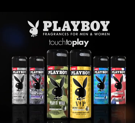 Xịt khử mùi toàn thân nam Playboy 24h Parfum 150ml